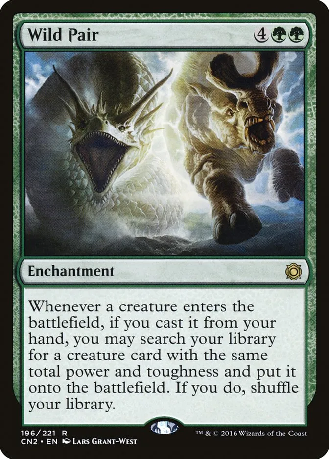 2016 Conspiracy: Take the Crown Wild Pair #196 rare card image