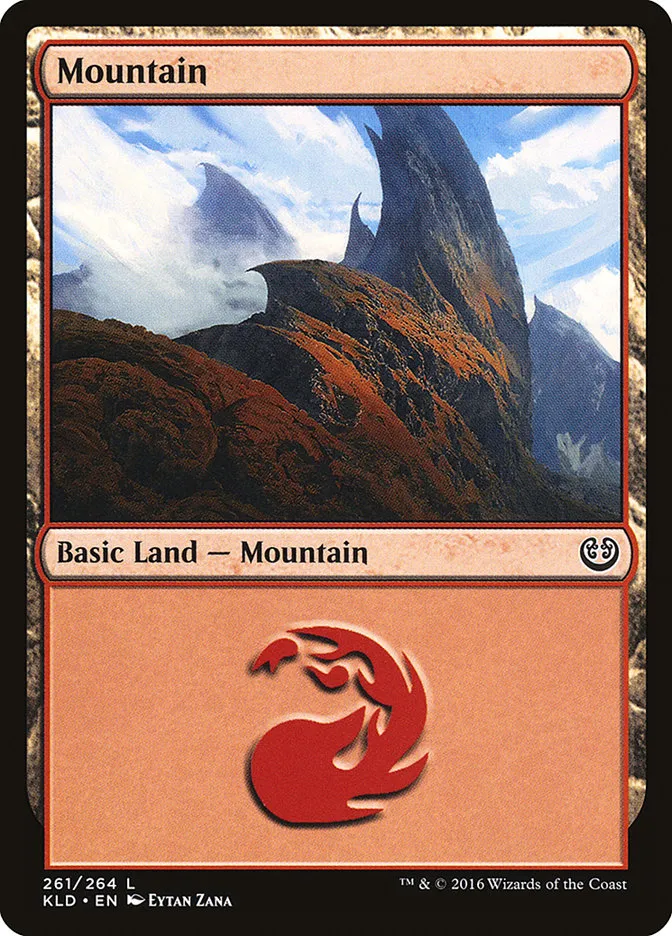 2016 Kaladesh Mountain common #261 common card image