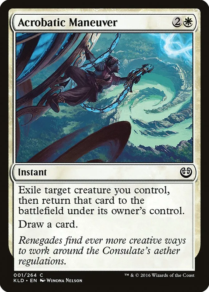 2016 Kaladesh Acrobatic Maneuver common #1 common card image