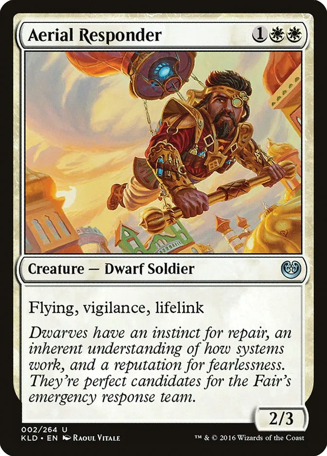 2016 Kaladesh Aerial Responder uncommon #2 uncommon card image