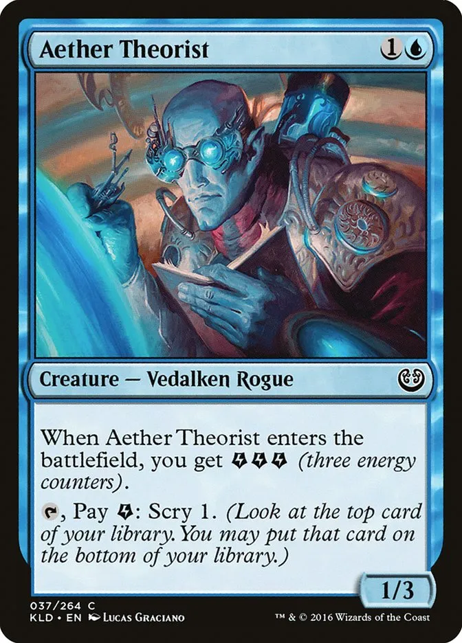 2016 Kaladesh Aether Theorist common #37 common card image