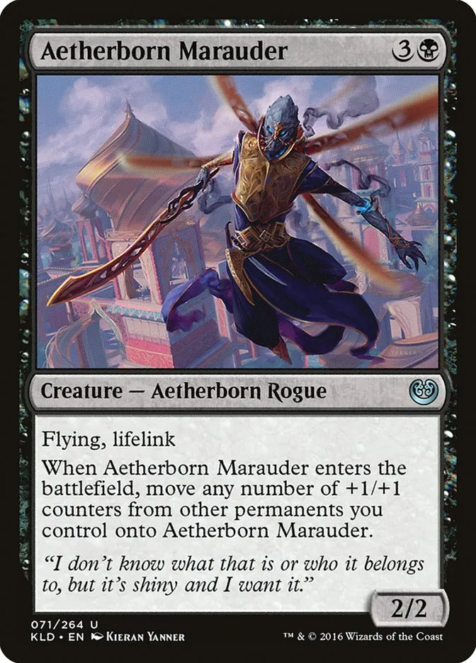 2016 Kaladesh Aetherborn Marauder uncommon #71 uncommon card image