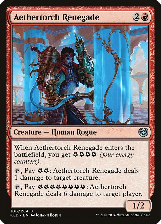 2016 Kaladesh Aethertorch Renegade uncommon #106 uncommon card image