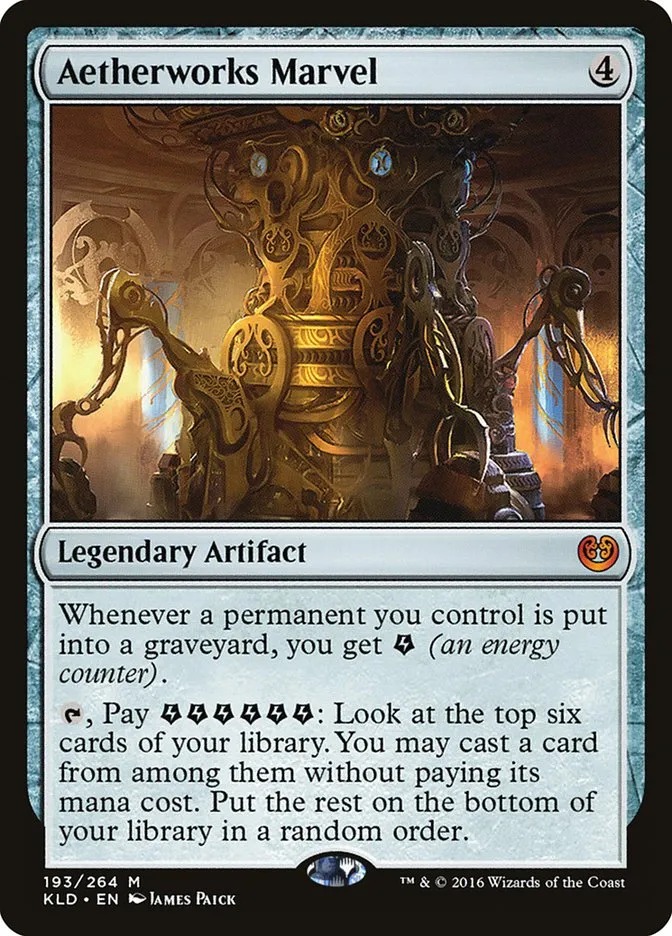 2016 Kaladesh Aetherworks Marvel mythic #193 mythic card image