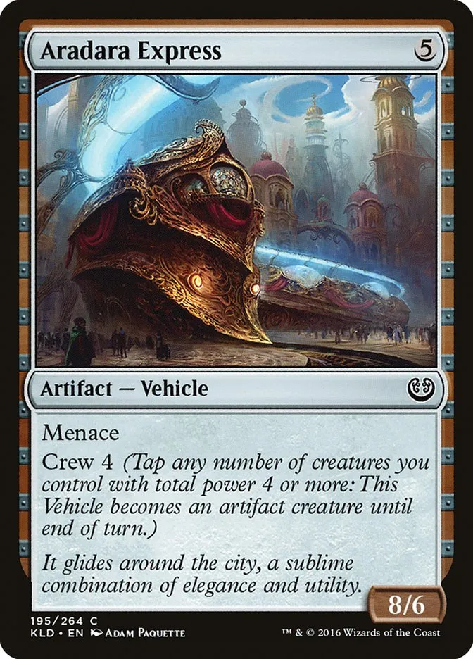 2016 Kaladesh Aradara Express common #195 common card image