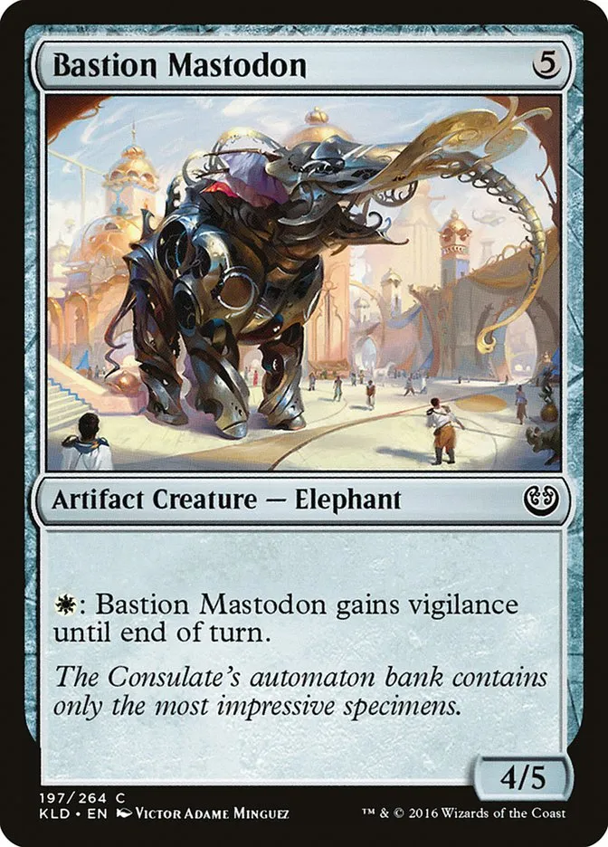 2016 Kaladesh Bastion Mastodon #197 common card image