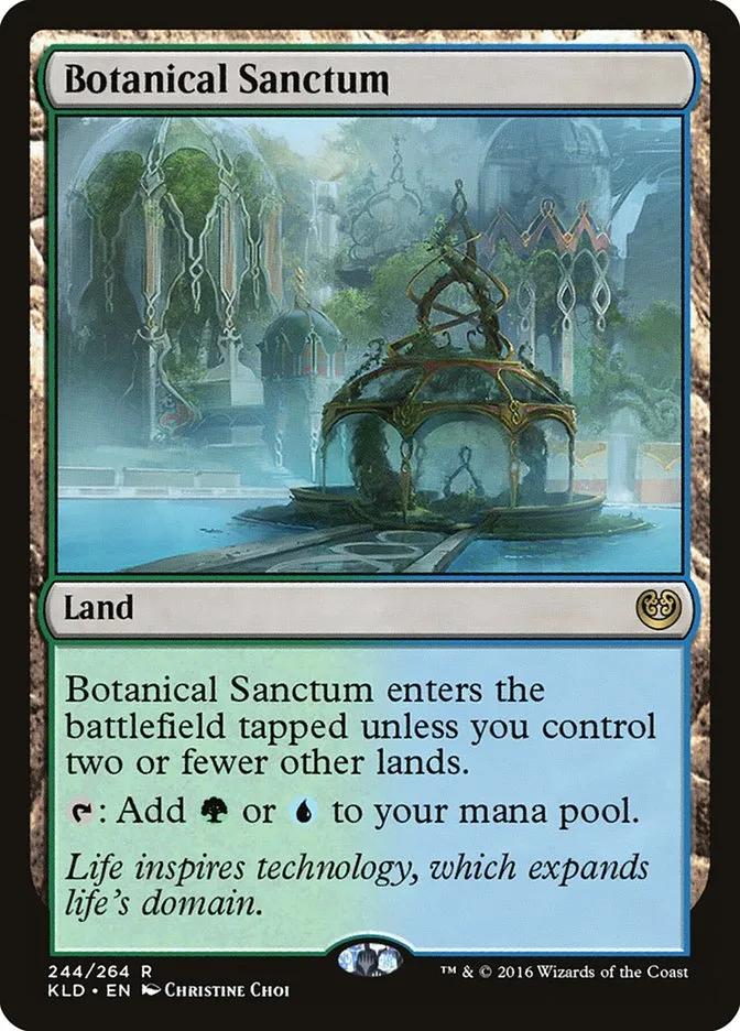 2016 Kaladesh Botanical Sanctum #244 rare card image