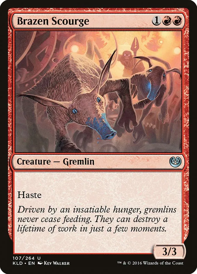 2016 Kaladesh Brazen Scourge uncommon #107 uncommon card image