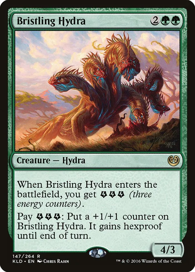 2016 Kaladesh Bristling Hydra [Foil] rare #147 rare card image