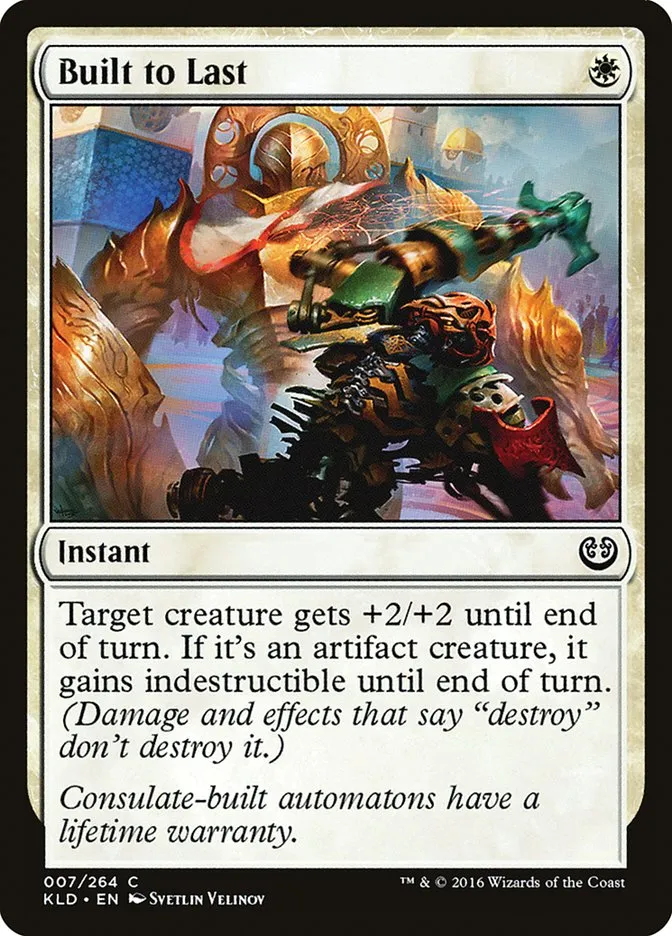 2016 Kaladesh Built to Last common #7 common card image