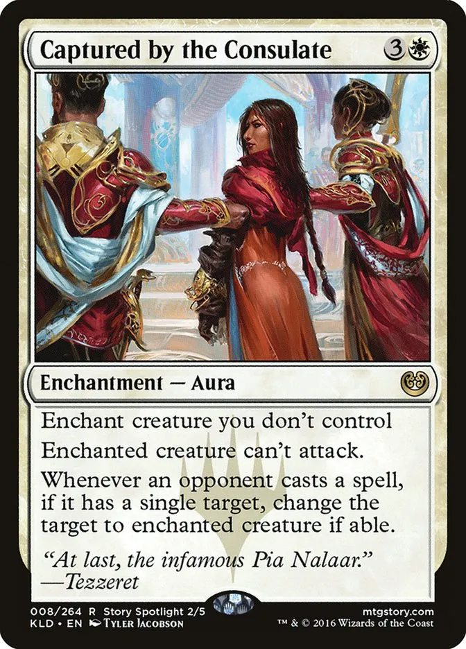 2016 Kaladesh Captured by the Consulate rare #8 rare card image