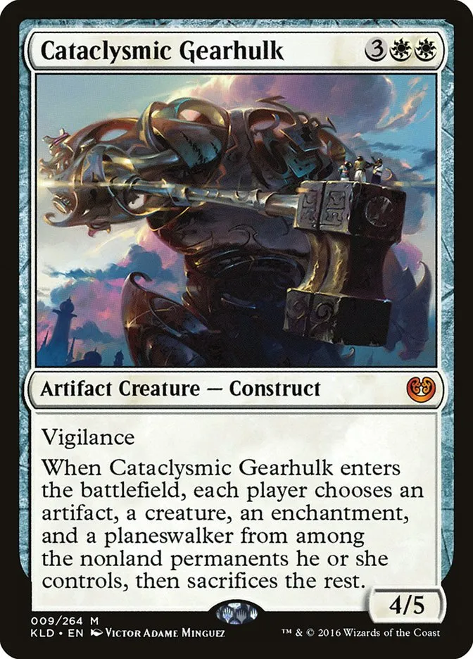 2016 Kaladesh Cataclysmic Gearhulk mythic #9 mythic card image