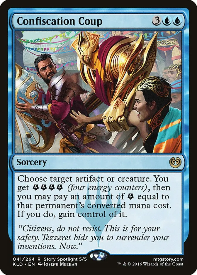 2016 Kaladesh Confiscation Coup rare #41 rare card image