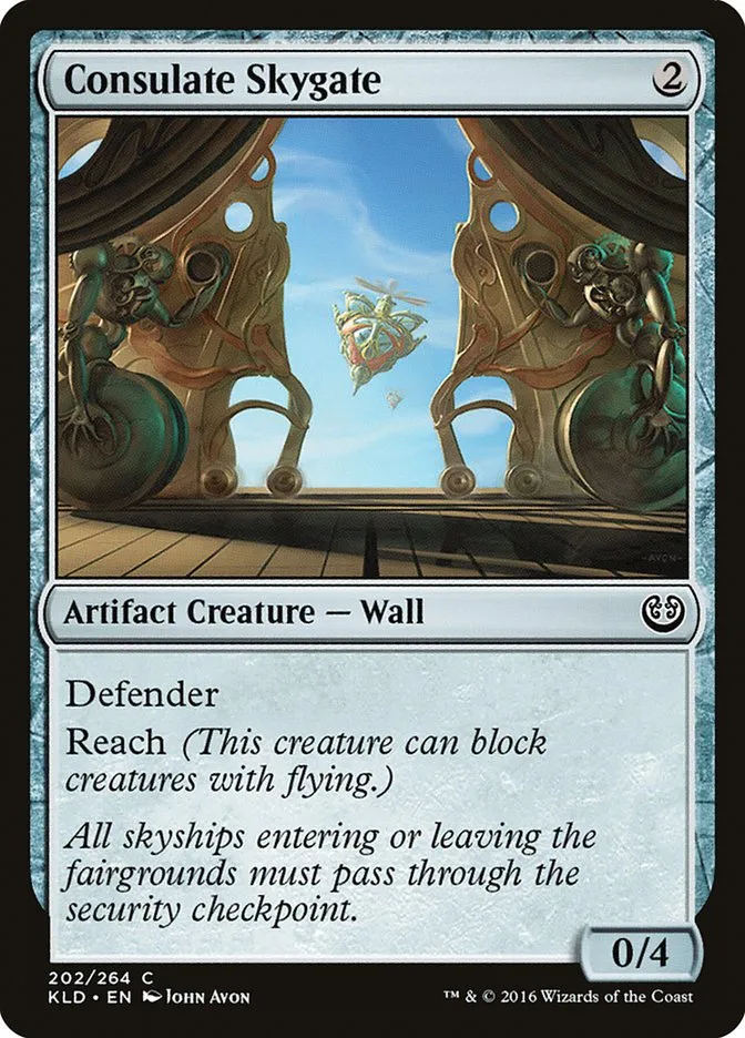 2016 Kaladesh Consulate Skygate common #202 common card image