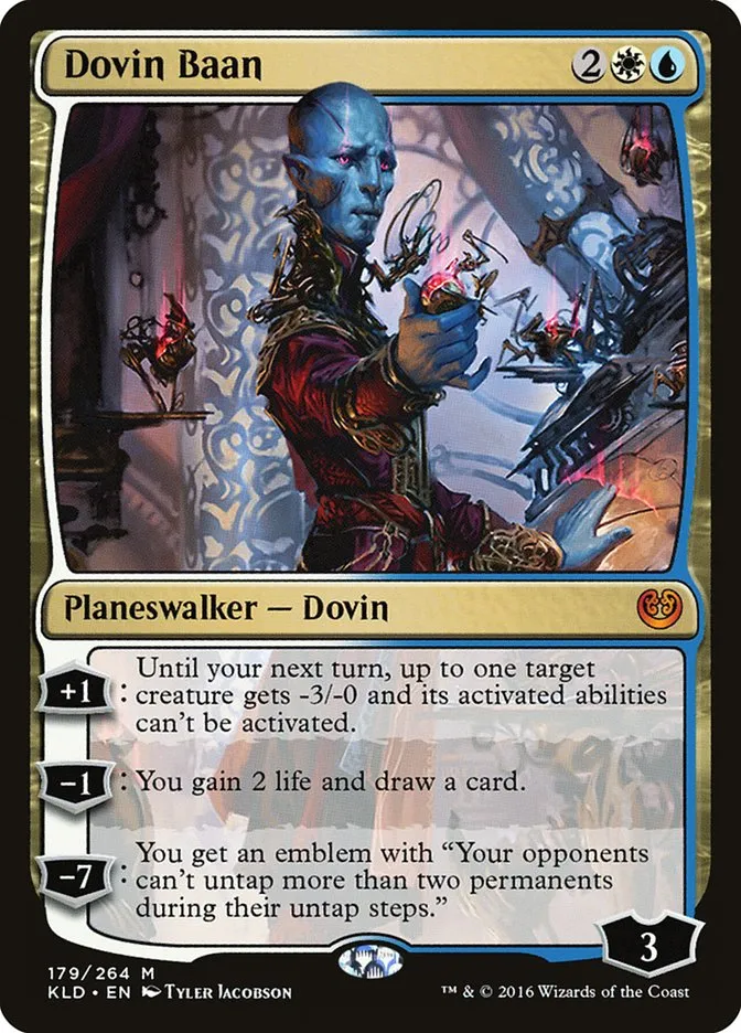 2016 Kaladesh Dovin Baan [Foil] mythic #179 mythic card image