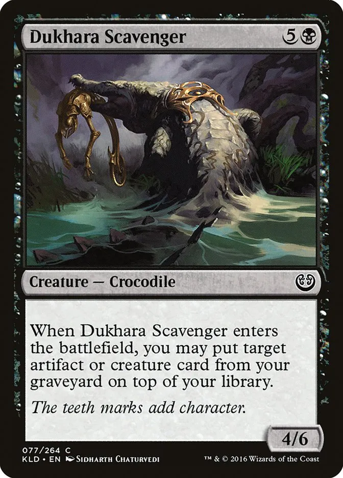 2016 Kaladesh Dukhara Scavenger #77 common card image