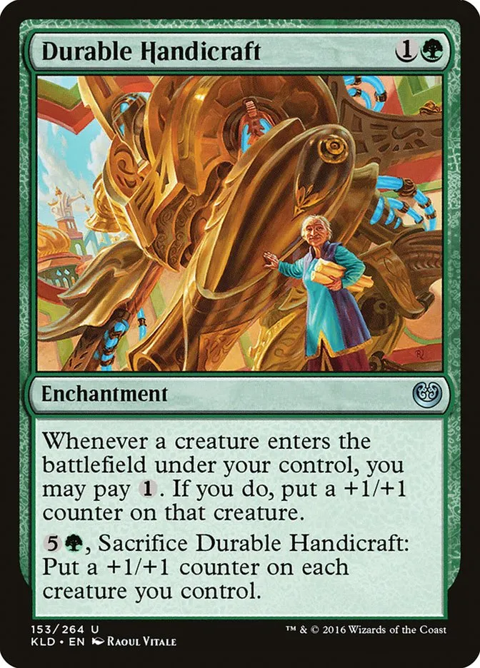 2016 Kaladesh Durable Handicraft #153 uncommon card image