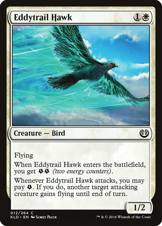 2016 Kaladesh Eddytrail Hawk common #12 common card image