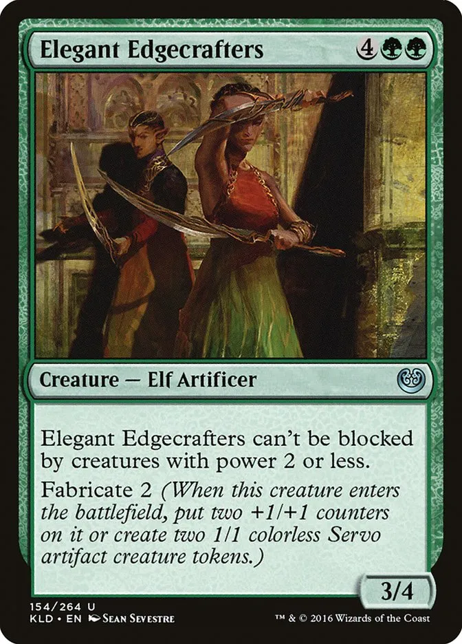2016 Kaladesh Elegant Edgecrafters #154 uncommon card image