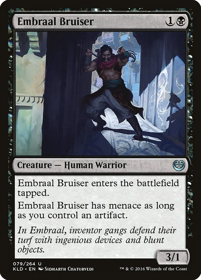 2016 Kaladesh Embraal Bruiser #79 uncommon card image