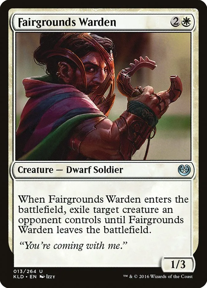 2016 Kaladesh Fairgrounds Warden uncommon #13 uncommon card image