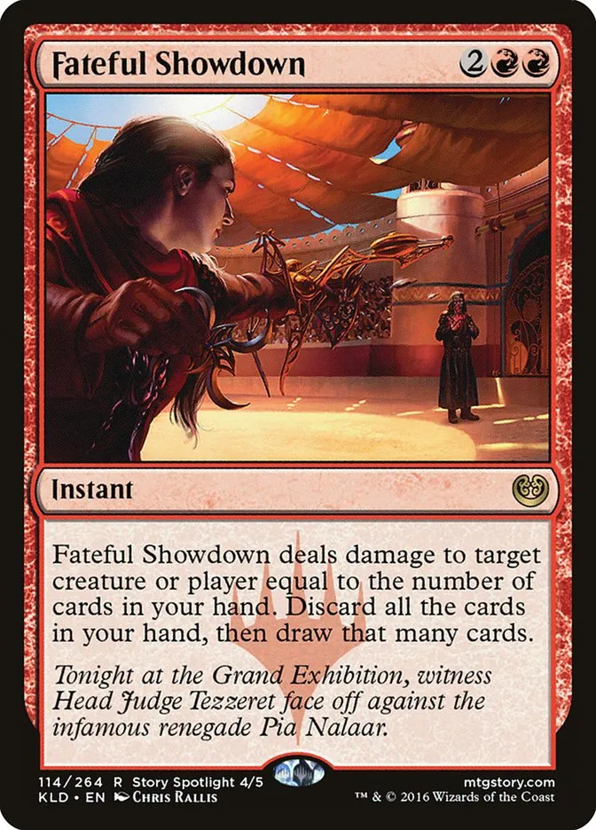 2016 Kaladesh Fateful Showdown #114 rare card image