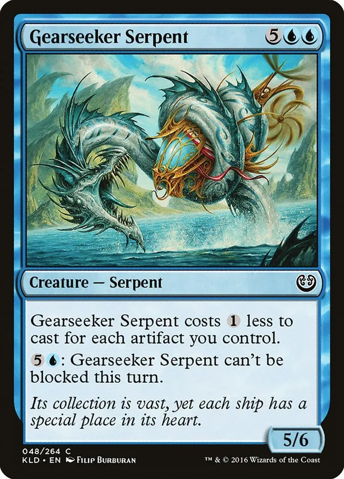 2016 Kaladesh Gearseeker Serpent common #48 common card image