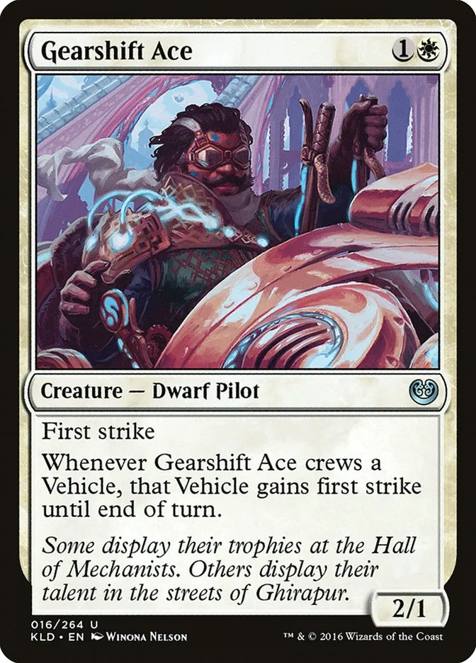 2016 Kaladesh Gearshift Ace uncommon #16 uncommon card image
