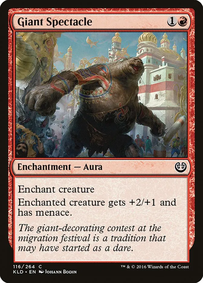 2016 Kaladesh Giant Spectacle common #116 common card image