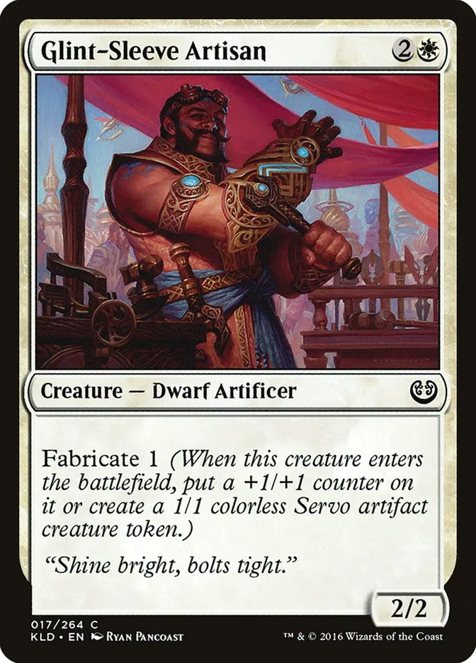 2016 Kaladesh Glint-Sleeve Artisan common #17 common card image