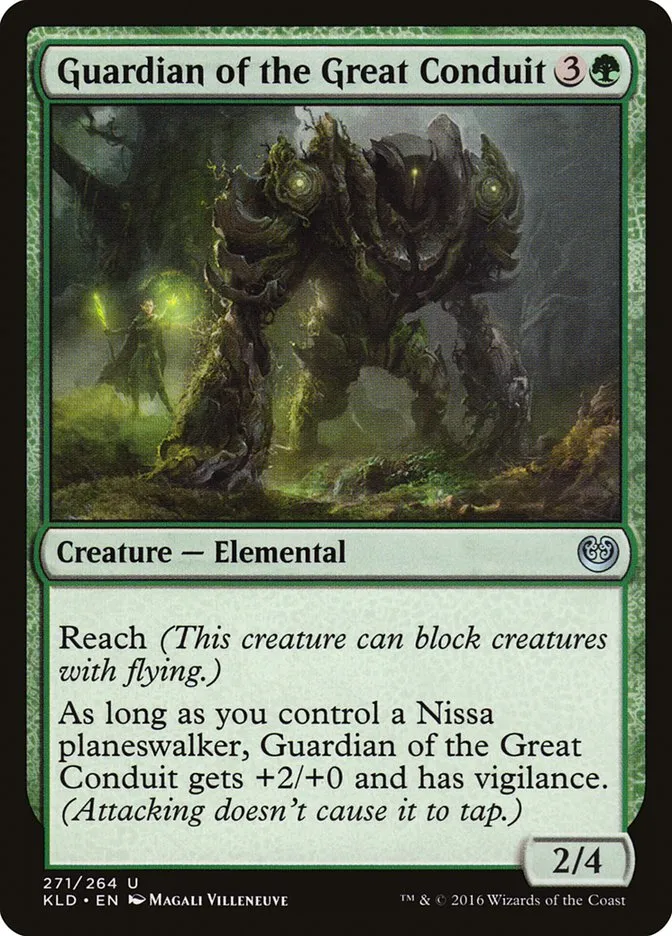 2016 Kaladesh Guardian of the Great Conduit #271 uncommon card image