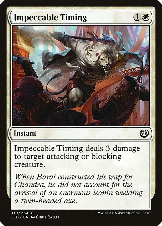 2016 Kaladesh Impeccable Timing common #19 common card image
