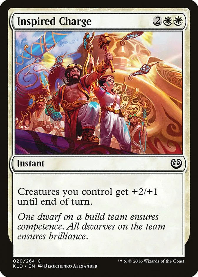 2016 Kaladesh Inspired Charge common #20 common card image