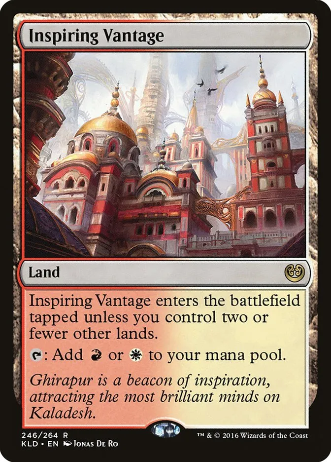 2016 Kaladesh Inspiring Vantage #246 rare card image