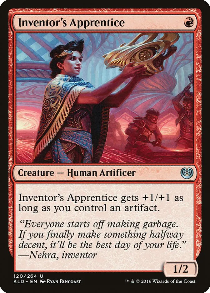 2016 Kaladesh Inventor's Apprentice #120 uncommon card image