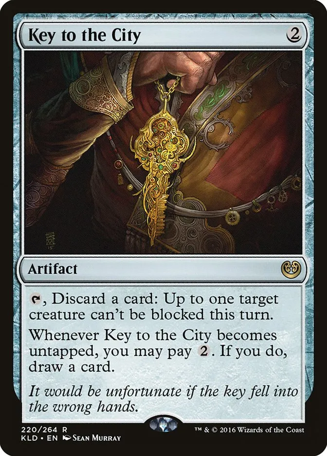 2016 Kaladesh Key to the City #220 rare card image