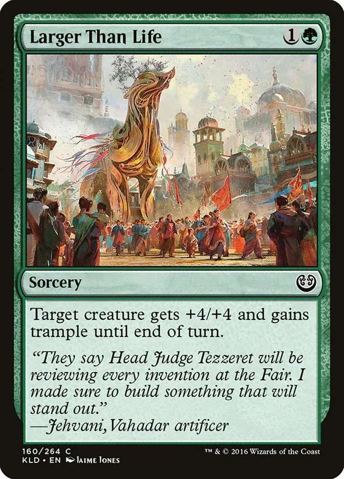 2016 Kaladesh Larger Than Life #160 common card image