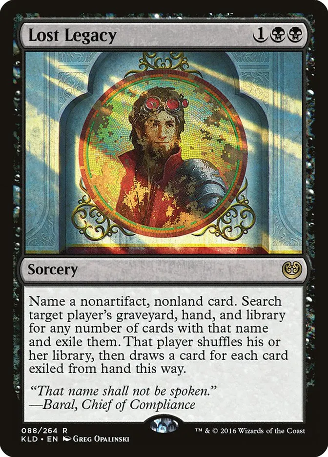 2016 Kaladesh Lost Legacy #88 rare card image