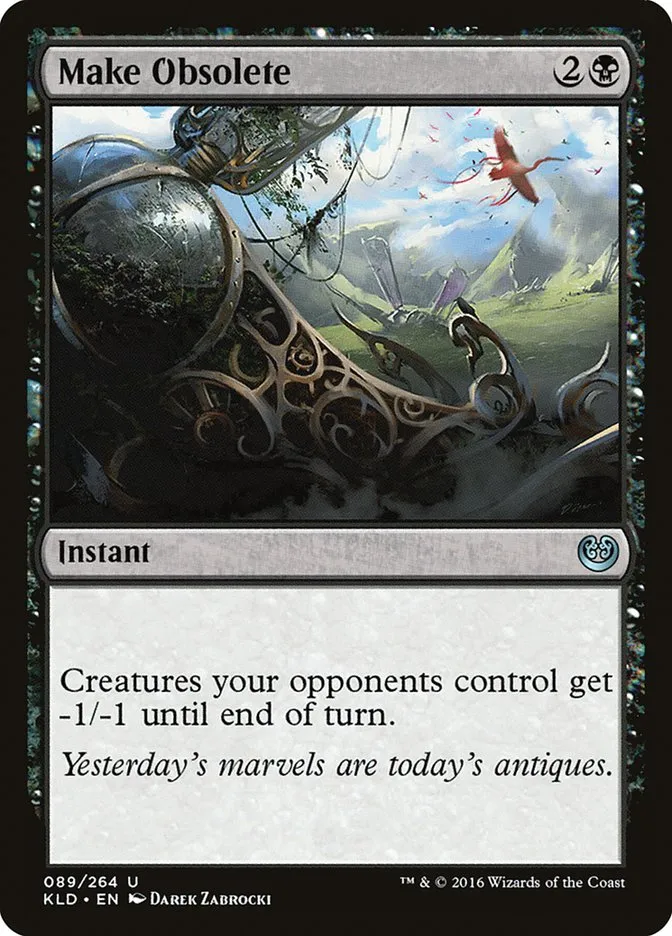 2016 Kaladesh Make Obsolete uncommon #89 uncommon card image