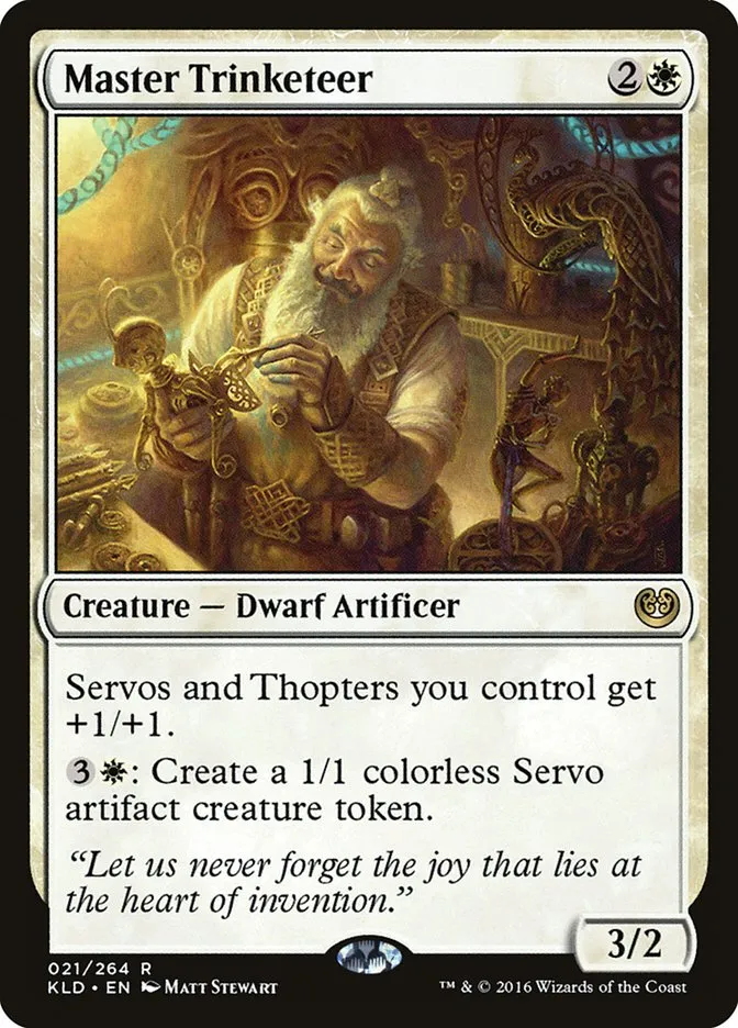 2016 Kaladesh Master Trinketeer rare #21 rare card image