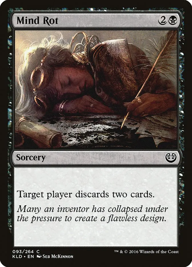2016 Kaladesh Mind Rot common #93 common card image