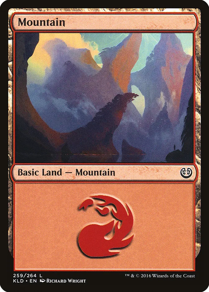 2016 Kaladesh Mountain common #259 common card image