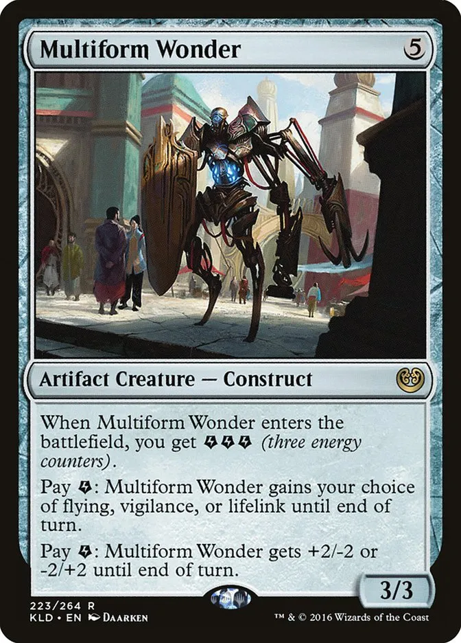 2016 Kaladesh Multiform Wonder #223 rare card image