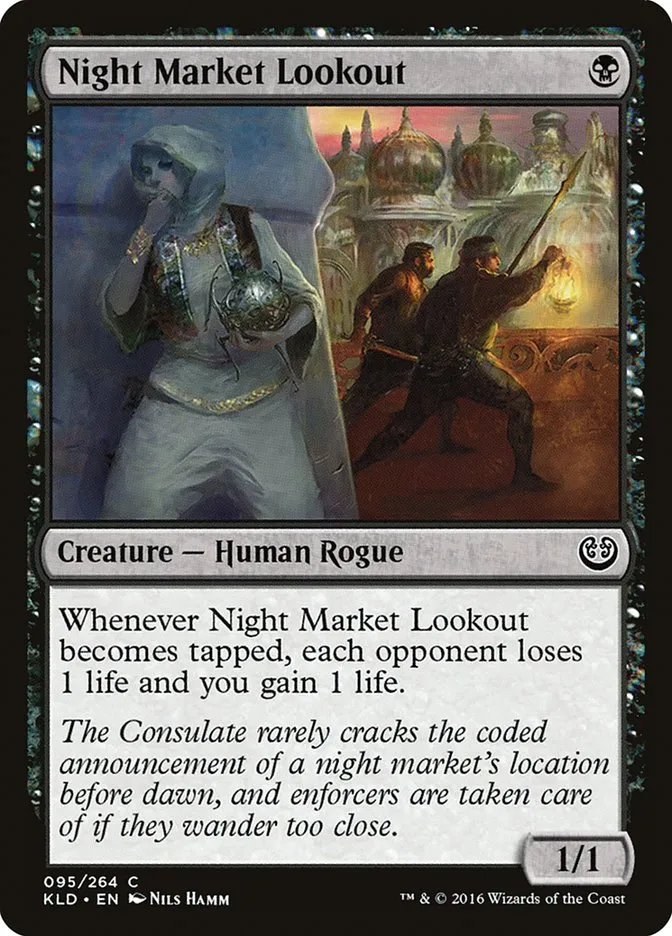 2016 Kaladesh Night Market Lookout #95 common card image