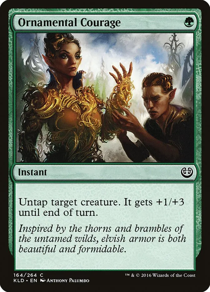 2016 Kaladesh Ornamental Courage #164 common card image
