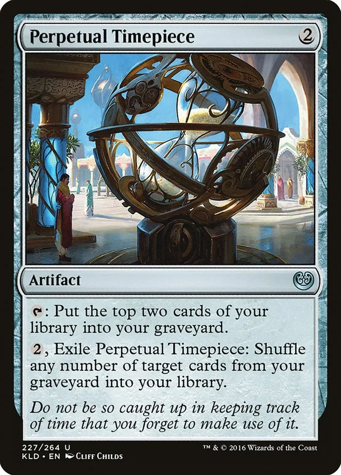 2016 Kaladesh Perpetual Timepiece #227 uncommon card image