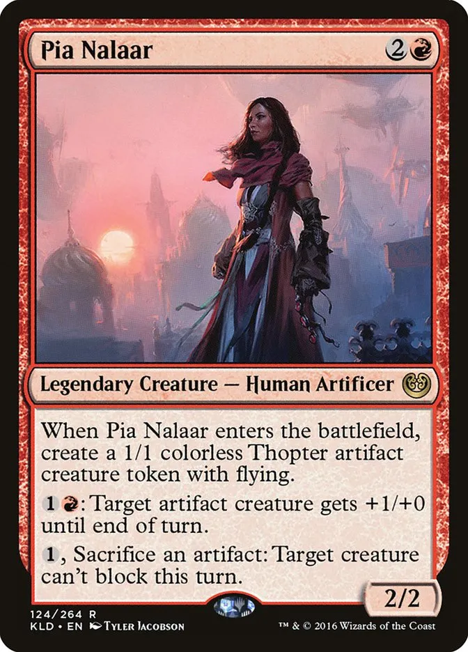 2016 Kaladesh Pia Nalaar #124 rare card image