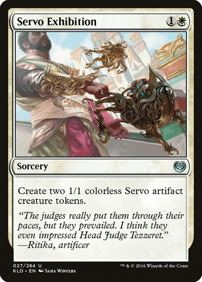 2016 Kaladesh Servo Exhibition uncommon #27 uncommon card image