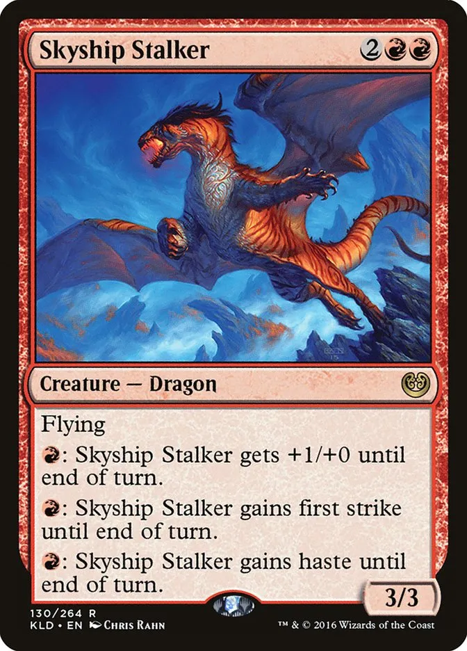 2016 Kaladesh Skyship Stalker #130 rare card image