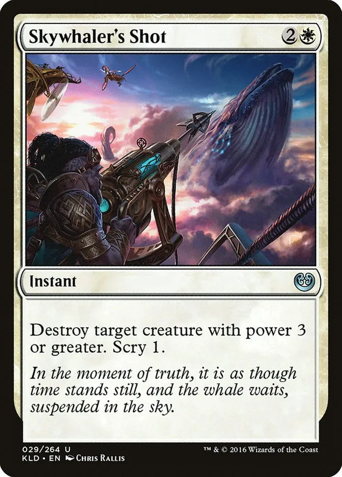 2016 Kaladesh Skywhaler's Shot uncommon #29 uncommon card image